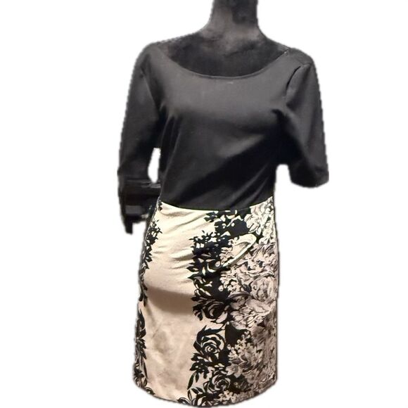 LC by Lauren Conrad women’s size 6 floral print midi dress - Picture 1 of 6